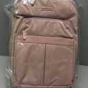LIGHT FLIGHT Laptop Backpack for Women, Travel BookBag for 17.3 Inch Computer, Backpack for Work Travel College, Large Pink