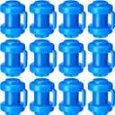 12 Pcs Trampoline Pole Caps 1 Inch in Dameter Enclosure Poles Caps Trampoline Net Pole Cap Replacement Enclosure Poles for Net Hook Safety Accessories, Blue