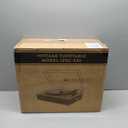 LP&NO.1 Record Player Turntable with Built-in Speakers and USB Play&Recording Belt-Driven Vintage Phonograph Record Player 3 Speed for Entertainment and Home DecorationMahogany Wood