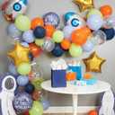 C.R. Gibson CBGL-25507 Out of This World Balloon Garland Kit Party Decorations, Balloon Sizes Vary, Multicolor, 82 Pieces