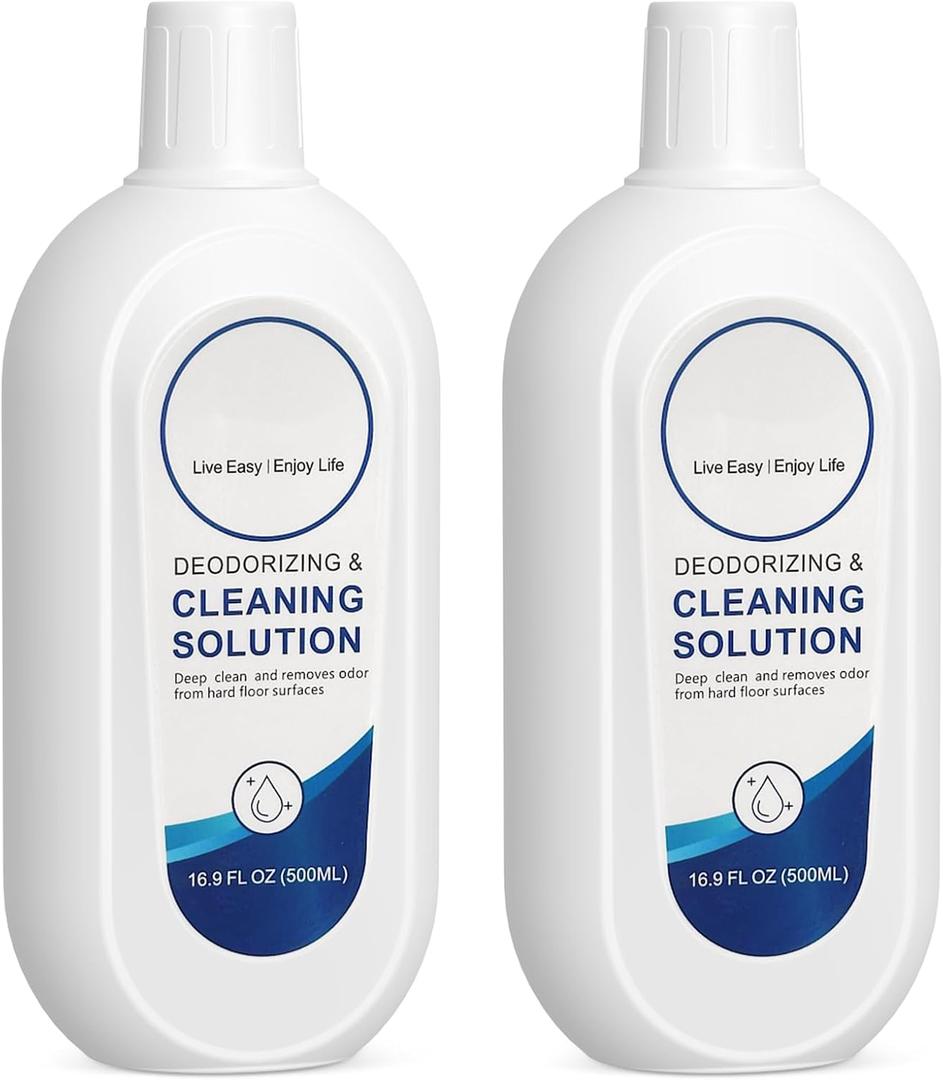 VILLAPOOL 2 Pack Floor Cleaning Solution for Tineco and Robot Vacuums with Mopping, Deep Cleans Multiple Hard Floors for iFLOOR Series, FLOOR ONE S3 / S5 / S6 / S7 / S9 Artist Series Wet Dry Vacuum