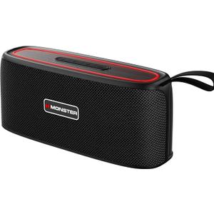 Monster Shock Portable Bluetooth Speaker, True Wireless Speaker, 30W Loud Stereo Sound, IPX6 Waterproof, 17 Hours Playback, Bluetooth 5.4 TWS Pairing, Outdoor Speakers with Handle