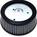 Harley Air Filter Engine Air Cleaner Motorcycle Air Filter for Harley 1999-2017 Dyna, 2000-2015 Softail, 1999-2007 Touring (NOT For 2008-2016 Touring/Trike) (Grey)