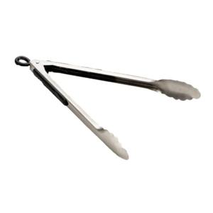 TableCraft 2016 Locking Tongs, 15-3/8", Ergonomic, Non Slip Grip, Dishwasher Safe, .8mm Stainless Steel, 12 Each per case