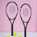 Senston Tennis Rackets for Adults 27 inch Tennis Racquets - 2 Player Tennis Racket Set with 3balls,2 Grips, 2 Vibration Dampers