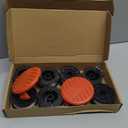 YWTESCH 10 Pack AF-100 Replacement Spool Line for Black+Decker - 0.065" Weed Eater String Trimmer Line Spool, 30ft Autofeed Weed Wacker Spool Refill for Black+Decker(8 Spool,2 Cap,2 Spring)