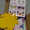 Garma 312 PCS Easter Foam Stickers Crafts Kit for Kids, DIY Eggs Bunnies Chicks Carrot Easter Party Favors Basket Stuffers Classroom Activities