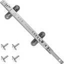 UPGRADED W11259786 Dishwasher Upper Dishrack Slide Track Compatible with Whirlpool Maytag Kenmore Jenn-Air Kitchenaid Dishwasher Upper Rack Parts - Stainless Steel Dishwasher Upper Silde Track Right