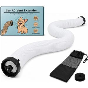 Car AC Vent Extender for Back Seat, 7–102in Flexible Air Vent Hose, Directs Cool or Hot Air, Rear Seat Cooling Tube for Kids, Pets, Baby Car Seats, Back Seat Air Conditioning for SUV Sedan Travel
