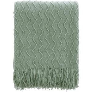BATTILO HOME Sage Green Throw Blanket for Couch, Home Decor Sage Throw Blankets, Spring Green Blanket for Bedroom Decor Housewarming Gifts, 50"x60"