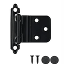 JQK 3/ 8 Inch Inset Cabinet Door Hinges Black, 20 Pack 10 Pairs Flush Face Mount Cupboard Kitchen Hardware Hinges Max fit 9mm/ 0.375” Step Door, CH201-BK-P20

ID: 140887371 UPC: 8082819