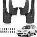 XUKEY 4PCS Mud Flaps for Toyota 4Runner Limited 2005-2009 and Toyota 4Runner SR5 2005-2009 Mud Guards Mudflaps Car Accessories Front and Rear Mudflap Replacement Kit
