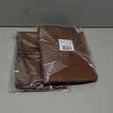 Collections Etc Quilted Waterproof Seat Protector - Set of 2 - Machine Washable, Use for Indoor or Outdoor Seating, Chocolate