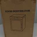 Food Dehydrator for Jerky, 12 Stainless Steel Trays, 1200W Fruit Dehydrator, 24H Timer and 190F Temperature Control, Overheat Protection, Food Dryer for Jerky, Herbs, Fruit, Dog Treats