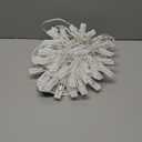 8.5 FT Snowflake Lights with 6 Drops, 100 Counts Clear Blubs Christmas String Lights, Plug in & Connectable Icicle Fairy Curtain Light Set for Xmas Home Indoor Outdoor Party Wedding Decorations