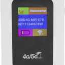 WiFi Mobile Hotspot, 300Mbps High Speed 4G Unlocked WiFi Hotspot Device, Wireless Network Portable Router with SIM Card Slot for Travel, Support 10 Users