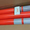 HiGiant 42 Inch Traffic Delineator Posts 3 Pack, Tall Traffic Cones with Base for Drivers Training, Parking lot