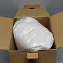 Ultra Soft Cozy Faux Fur Throw Blanket, Fuzzy Plush Thick Bubble Blanket, Luxury Fluffy Blanket for Couch, Sofa, Bedroom, and Living Room, 50x60 Inches, Cream White