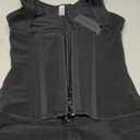 SHAPERX Fajas Colombianas Shapewear for Women Tummy Control Body Shaper Postpartum Hip Enhancer with Zipper and Hooks (Large, Black)