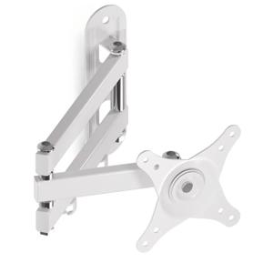 Suptek TV Wall Mount Swivel Tilt Rotation Full Motion Adjustable Articulating for Most 15-32 inch LED, LCD Monitor Wall Mount VESA 75,100, White (MA2720W)