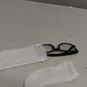 Blue Light Blocking Glasses - Fashion Square Eyeglasses, Anti UV Ray Computer Gaming Glasses Blue Blockers for Women/Men (*Black & Transparent)