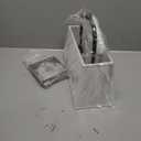 PERMO Transitional Double Sconce Indoor 2 Lights Sconces Black Wall Lighting with White Textile Fabric Square Shade Wall Sconces for Bedroom Bedside Living Room