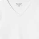 Amazon Essentials Men's V-Neck Short-Sleeve T-Shirts, Pack of 2 (White, XL)