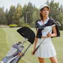 Golf Bag Umbrella for Club Protection - Rain Cover Flex Umbrella