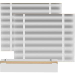 201 Replacement Furnace Filter MERV-13 Compatible with Aprilaire 2200, 2250 or Space-Gard 2200 Whole-House Air Cleaner Purifiers and Lennox X0445, 20x25x6 Air Filter, 3 Pack
