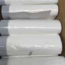 10 Gallon (fit 30-35 Liter) 200 Counts Drawstring Trash Bags, Medium Large Kitchen Garbage Bags Trash Can Liners for Home, Office, Light Residential Waste Outdoor Lawn Bags, White