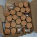 24 PCS Chair Leg Protectors for Hardwood Floors, Round Silicone Cups with Felt Pads for 15-25 Slanted Legs, Table Chair Leg Covers to Protect Floors, Anti-Scratch & Noise(Clear, Fit 1.1"-1.4")