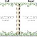 huester Christian Notebook Journal, Joshua 24:15 Bible Scripture Journal, Eucalyptus Botanical Christian Notebooks for Note Taking, Bible Journaling Hardcover Paper Spiral Notebook, 5.5x8.3 Inch