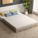 Breathable Moisture-Proof Bed Plate, Guest Tatami Mat,Wood Roll-Type Slatted Bed Japanese Floor Futon Mattress, Floor Sleep Bedding (Queen)