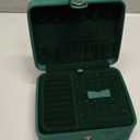 Homde Jewelry Box Small for Women: Ring Earring Organizer Storage for Dresser - Necklace Bracelets Holder with Multi Compartments(Dark Green)