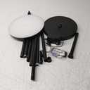 JOOFO Floor Lamp,30W/2400LM Sky LED Modern Torchiere 3 Color Temperatures Super Bright-Tall Standing Pole Light with Remote & Touch Control for Living Room,Bed Room,Office (Black)