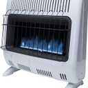 Mr. Heater F299730 30,000 BTU Blue Flame Vent Free Propane Heater For Cold Rooms, Additions, Sun Rooms Cabins & Garage - White
