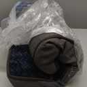 VANKEAN Dog Bed Soft Crate Pad Mat Reversible Warm& Cool, Washable Comfy Kennel Pad with Orthopedic Egg-Crate Foam for Small Medium Large Dogs, Water-Resistant Pet Bed, Grey