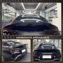 Real Carbon Fiber Trunk Spoiler for BMW 8 Series G16 840i 850i Gran Coupe & F93 M8 2018-2025 840i&840 xDrive Rear Boot Lid Highkick Tail Wing Lip