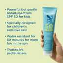 Blue Lizard Kids Mineral SPF 50 Sunscreen Lotion, 100% Mineral, Childrens Sunscreen, Water-Resistant Formula, Paraben-Free, Fragrance-Free, 5 fl oz