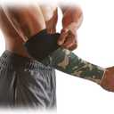 McDavid Basketball Reversible Shooter Arm Sleeve with HEX. Elbow Compression Sleeve with Padding (1 Sleeve) (Blk/Stcamo)