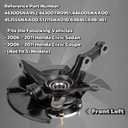 Front Steering Knuckle & Wheel Bearing Hub Assembly Compatible with Honda Civic 2006-2011,(Without Si Model), Left Driver Side Replaces # 698-45169845144300SNA952, 44300TR0951