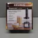 Keurig SimpleCafe Frother, Rechargeable Handheld Milk Frother for Lattes, Cappuccinos & Iced Coffee, USB Cord Included, Microwave-Safe Frothing Cup, Hot & Cold Foam Maker