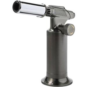 WF Kitchen Torch, Refillable Cooking Torch Gun, Butane Cooking Torch, Kitchen Torch lighter, Soldering Torch, Lighter - Butane Gas Not Included (Grey)