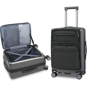 VANKEAN 20 Inch Expandable Hardshell Spinner TSA USB Port Carry-On Approved, Large