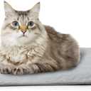 Toozey Outdoor Pet Heating Pad 20x16in, Extremely Waterproof Heated Bed for Dogs and Cats, Thermostatic Control, Chew-Resistant Cord, Soft Electric Blanket with Overheat Protection