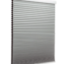 MYshade Cordless Blackout Cellular Shades for Windows, Honeycomb Window Shades with Thermal Insulation, Child & Pet Safe Room Darkening Shade, Easy Install,45" W x 48" H, Grey