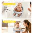 Baby Bath Seat for Babies 6 Months & Up, Bath Seats for Babies Sitting Up, Open Design, Non-Slip, Compact Toddler Bath Seat.