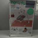 Ingenuity InLighten 5-Speed Baby Swing - Swivel Infant Seat, 5 Point Safety Harness, Nature Sounds, Lights - Van Elephant