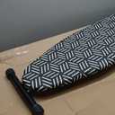 caius Ironing Board, Compact and Space Saver Full Size Ironing Board, Extra Wide Ironing Area with Extra Thick Heavy Duty Padded Cover, Stable Structure, Easy to Fold (43 X 13)