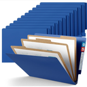 Skygemm 24 PCs End Table Classified Files folders for Office Business classroom